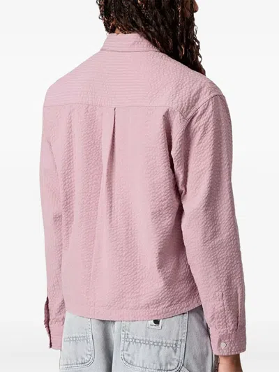 Carhartt Toland Patch-pocket Shirt In Pink