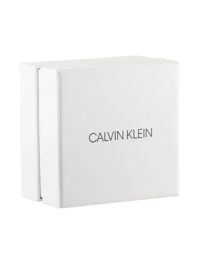 Pre-owned Calvin Klein Vintage Two-tone Design Necklace In Silver