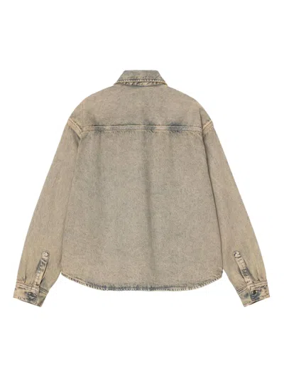 Carhartt Georgia Pocket-detail Overshirt In Blue
