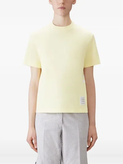 Thom Browne 4-bar Stripe-detail T-shirt In Green