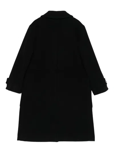 Fay Toggle-fastening Coat In Black