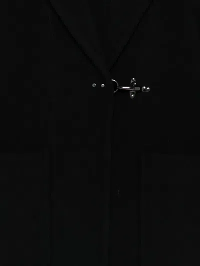 Fay Toggle-fastening Coat In Black