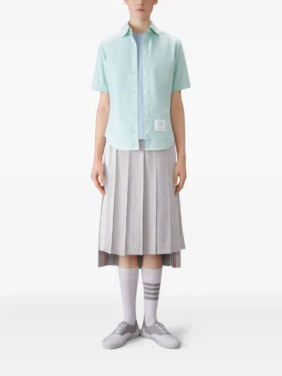 Thom Browne 4-bar Stripe T-shirt In Blue
