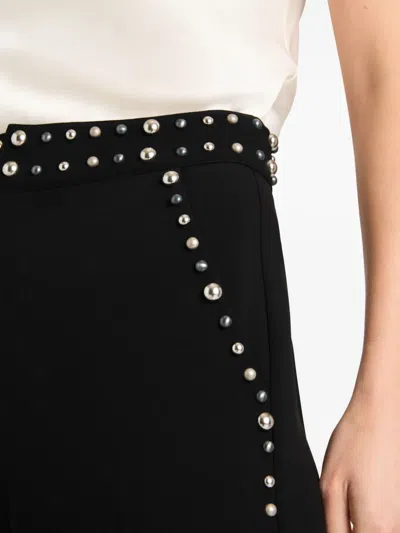Cinq À Sept Olga Studded Trousers In Black