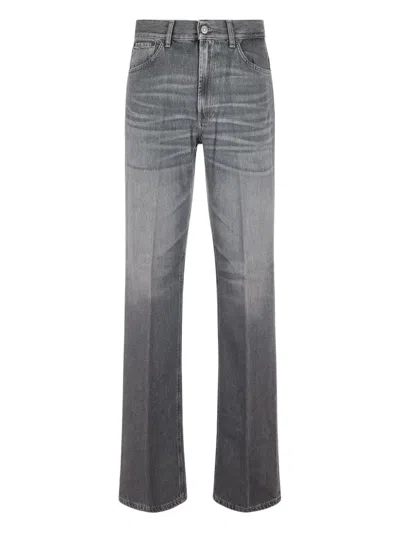 Dondup Cotton Jeans In Gray