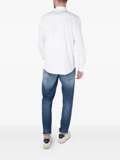 双口袋长袖衬衫