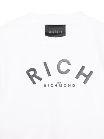 John Richmond Junior Logo-print Sweatshirt In White