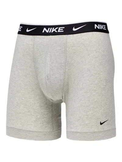 Nike Dri-fit Logo-waistband Boxer Briefs (pack Of Three) In Multi