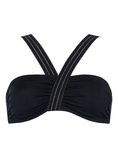 Eres Rendez-vous Cross-strap Bikini Top In Black