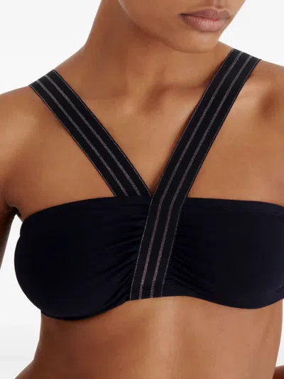 Eres Rendez-vous Cross-strap Bikini Top In Black