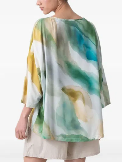 Dimensione Danza Abstract-print Top