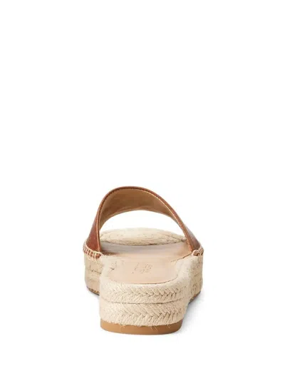 Ralph Lauren Polly Embroidered Platform Espadrilles