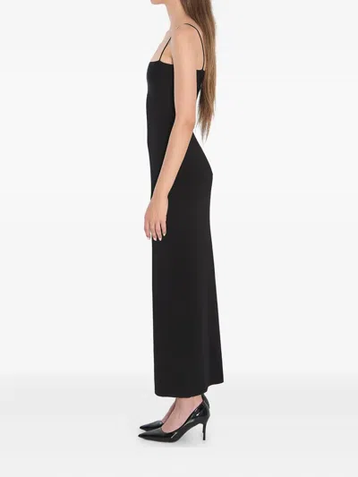 Alexander Wang Midi Slip Dress In Black