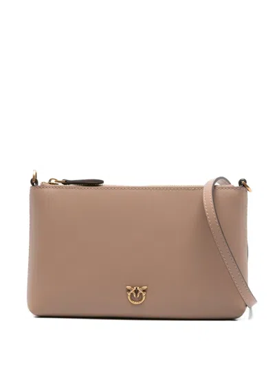 Pinko Mini Flat Leather Cross Body Bag