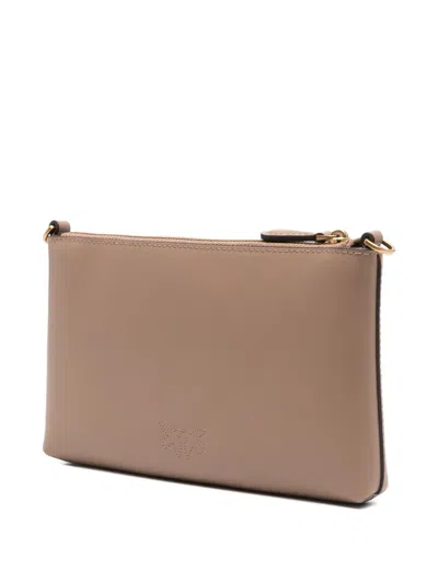 Pinko Mini Flat Leather Cross Body Bag