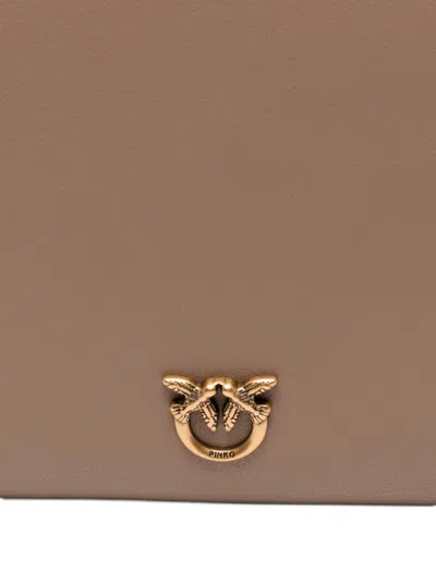 Pinko Mini Flat Leather Cross Body Bag