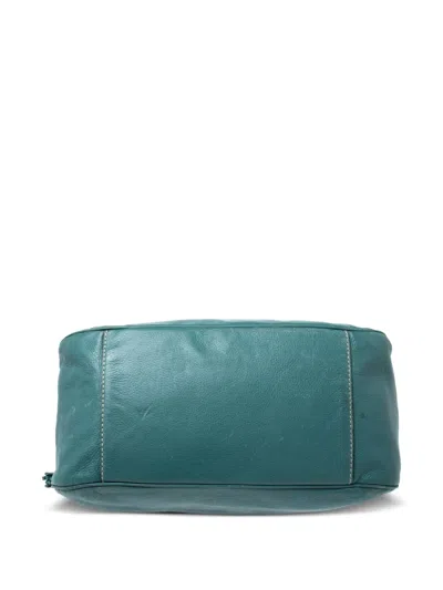 Pre-owned Dolce & Gabbana Miss Charlotte Satchel Bag In Green