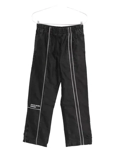 Enfants Riches Deprimes Panelled Drawstring Track Pants In Black