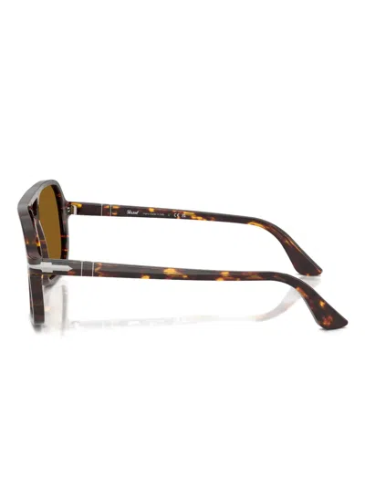 Persol Tortoiseshell Square-frame Sunglasses In Brown
