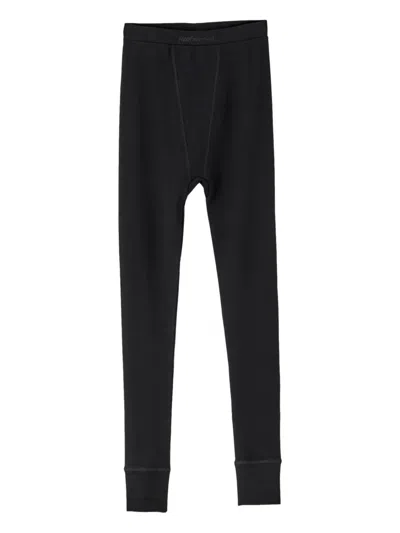 H2ofagerholt Paris Stretch-cotton Tights In Black