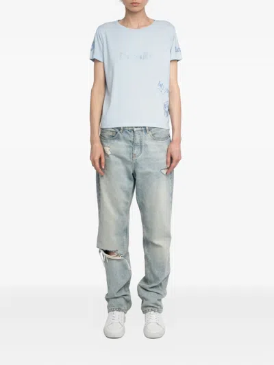 Zadig & Voltaire Alys Crystal-embellished T-shirt