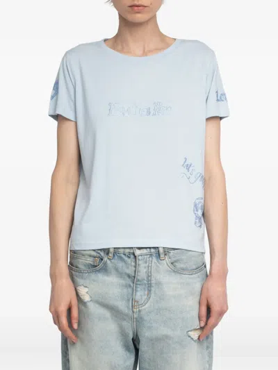 Zadig & Voltaire Alys Crystal-embellished T-shirt
