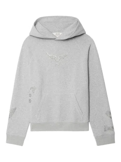 Zadig & Voltaire Georgy Crystal-embellished Hoodie
