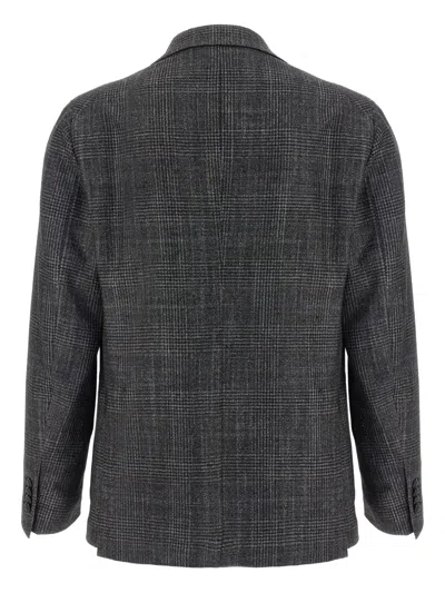 Tagliatore Blazer Check Pattern Front Pockets