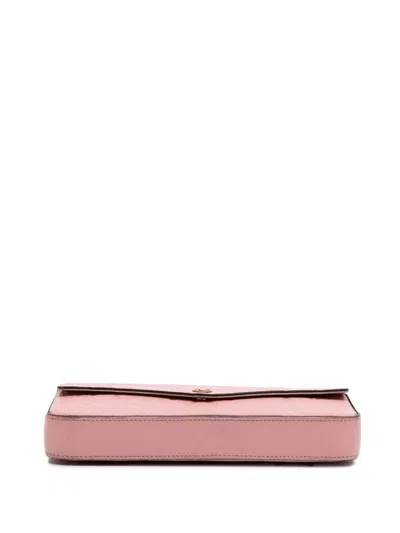 Pre-owned Louis Vuitton 2019 Monogram Empreinte Pochette Felicie Crossbody Bag In Pink
