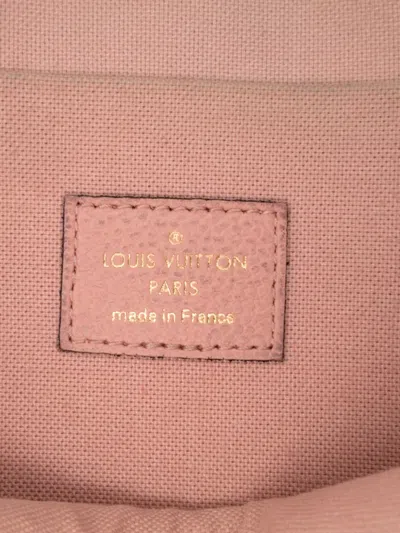 Pre-owned Louis Vuitton 2019 Monogram Empreinte Pochette Felicie Crossbody Bag In Pink