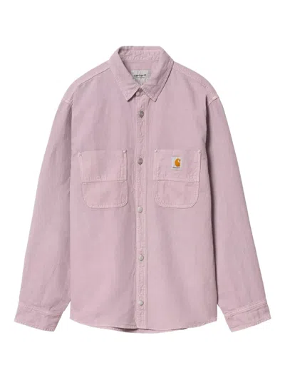 Carhartt Chore Coat With Chest And Front Pockets In Purple