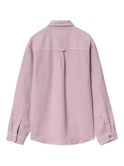 Carhartt Chore Coat With Chest And Front Pockets In Purple