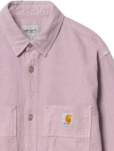 Carhartt Chore Coat With Chest And Front Pockets In Purple