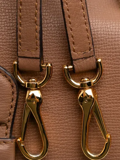 Pre-owned Burberry 2000-2017 Small Calfskin And House Check Camberley Satchel