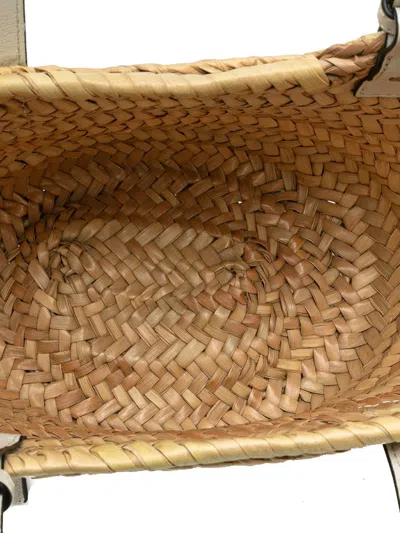 Pre-owned Loewe 2021 Small Raffia Basket Tote Bag