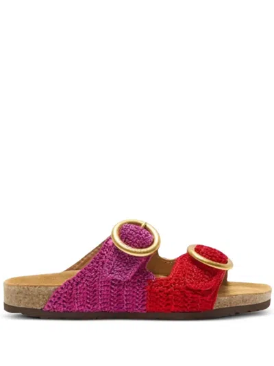 Maliparmi Double-buckle Crochet Sandals
