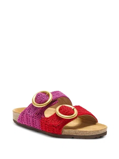Maliparmi Double-buckle Crochet Sandals