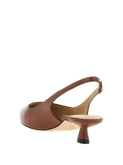 Stuart Weitzman 35mm Sculpt Pointed-toe Slingback Pumps