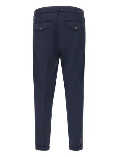 Myths Turn-up Regular Trousers In Blue
