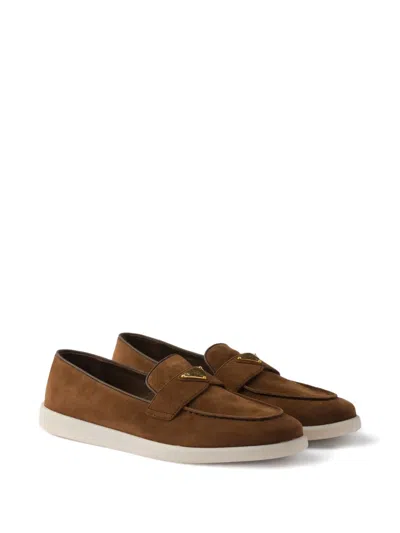 Prada Suede Loafers