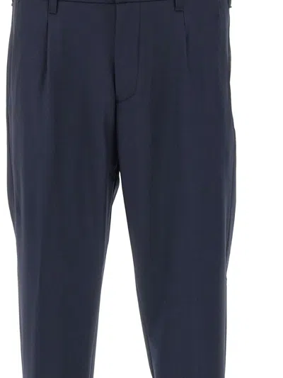 Myths Turn-up Regular Trousers In Blue