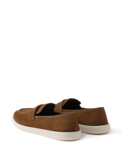 Prada Suede Loafers