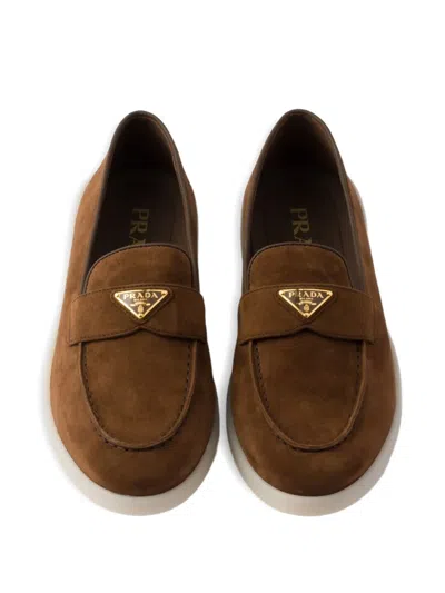 Prada Suede Loafers
