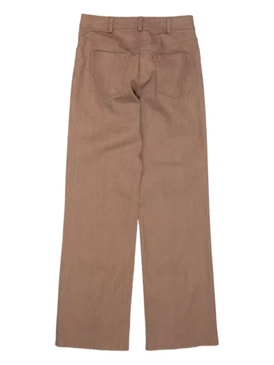 Anne Isabella Laser-treated Jeans In Brown