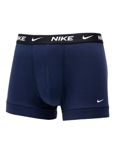 Nike Dri-fit Logo-waistband Boxer Trunk (pack Of Three) In Multi