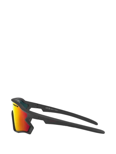 Briko Daintree Shield-frame Sunglasses In Red