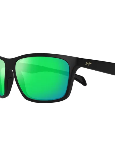 Maui Jim Square-frame Mirrored Sunglasses