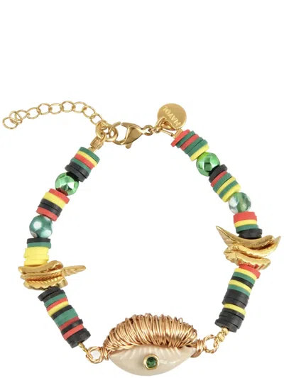 Mayol Good Vibrations Natural-shell Bracelet In Multi