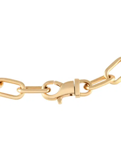 Pre-owned Lb Exclusive 18kt Yellow Gold Diamond Chain Bracelet