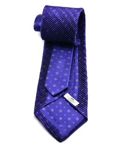 Castangia Patterned Silk Tie